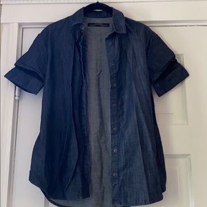 All Saints Trente Chambray Button Down